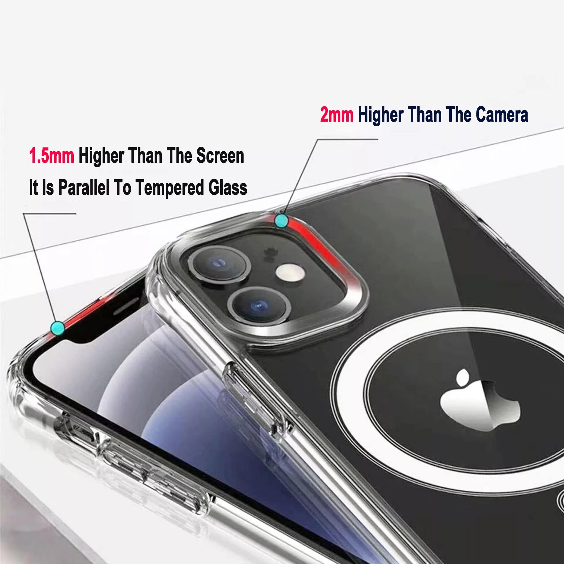 iPhone 13 Pro Max Clear Case Compatible with MagSafe : Amazon.sg